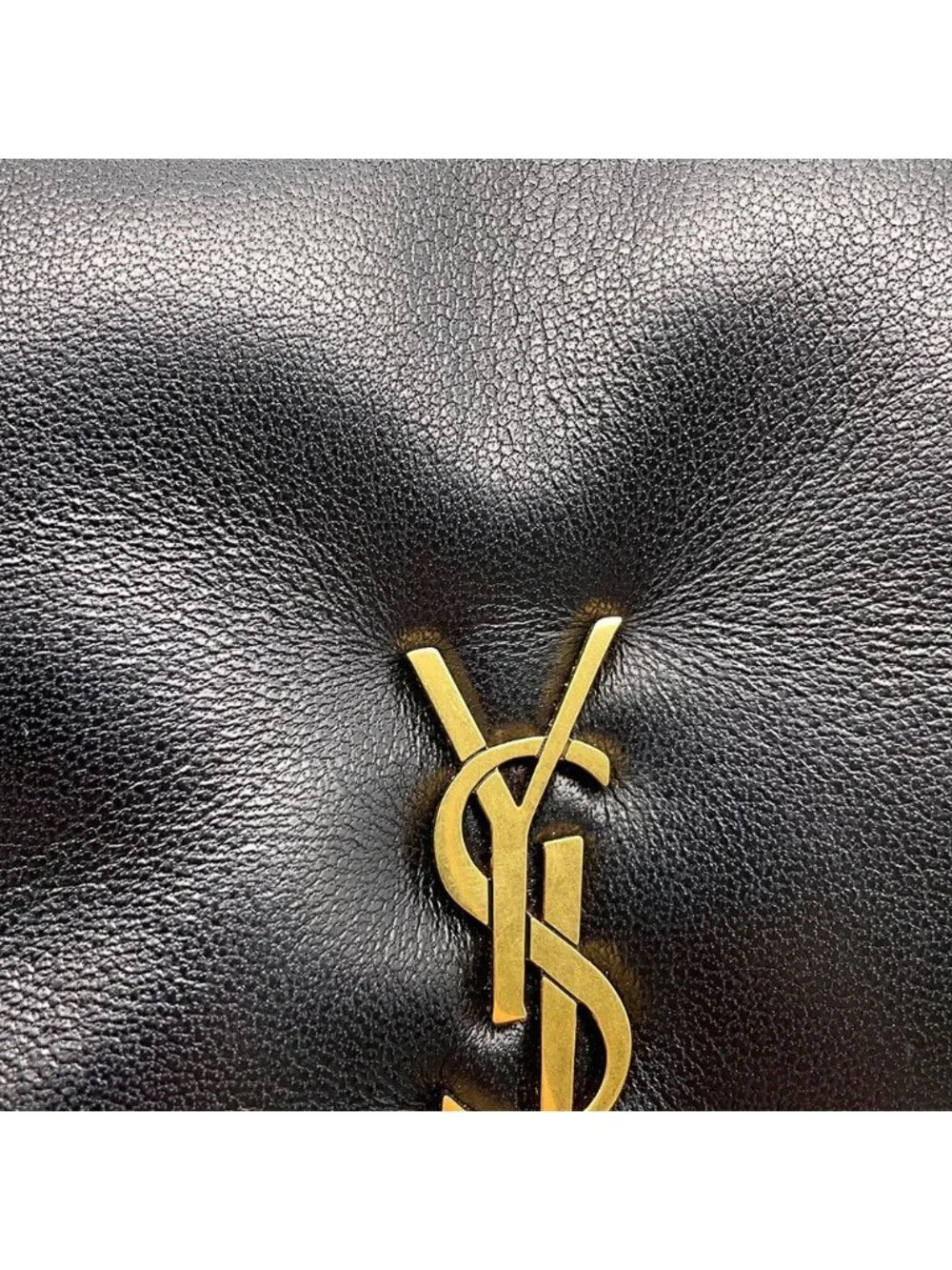 Saint Laurent Paris Handbag Calypso Mini Hobo Lambskin 2-Way Shoulder Black